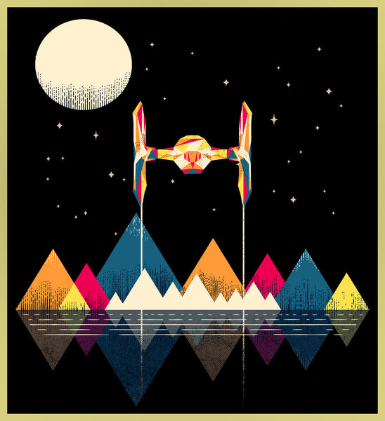 TIE FIGHTER - CLASSIC DESIGN - NEW POP TURBO TEE!