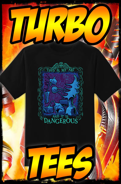 BEETLEJUICE - DANGEROUS ART - NEW POP TURBO TEE!