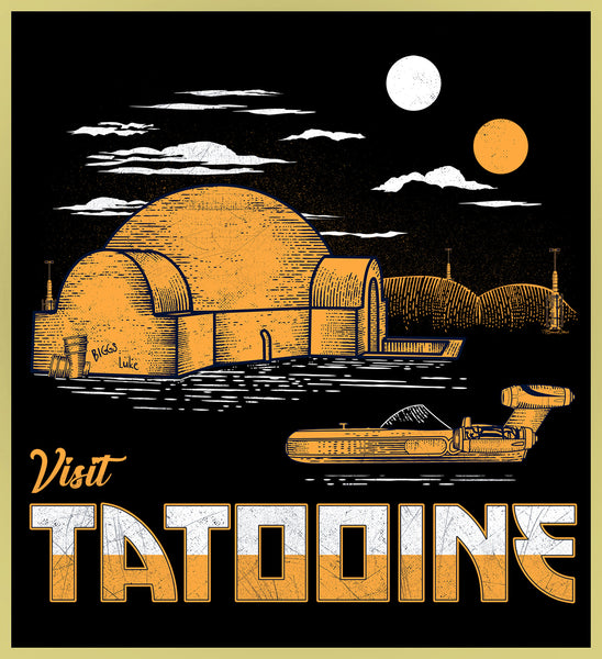 VISIT TATOOINE - NEW POP TURBO TEE!