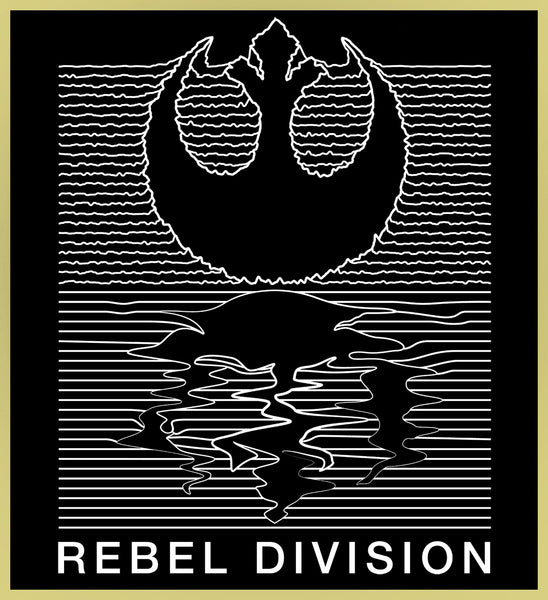 REBEL DIVISION - JOY DIVISION TRIBUTE - POST-PUNK TURBO TEE!