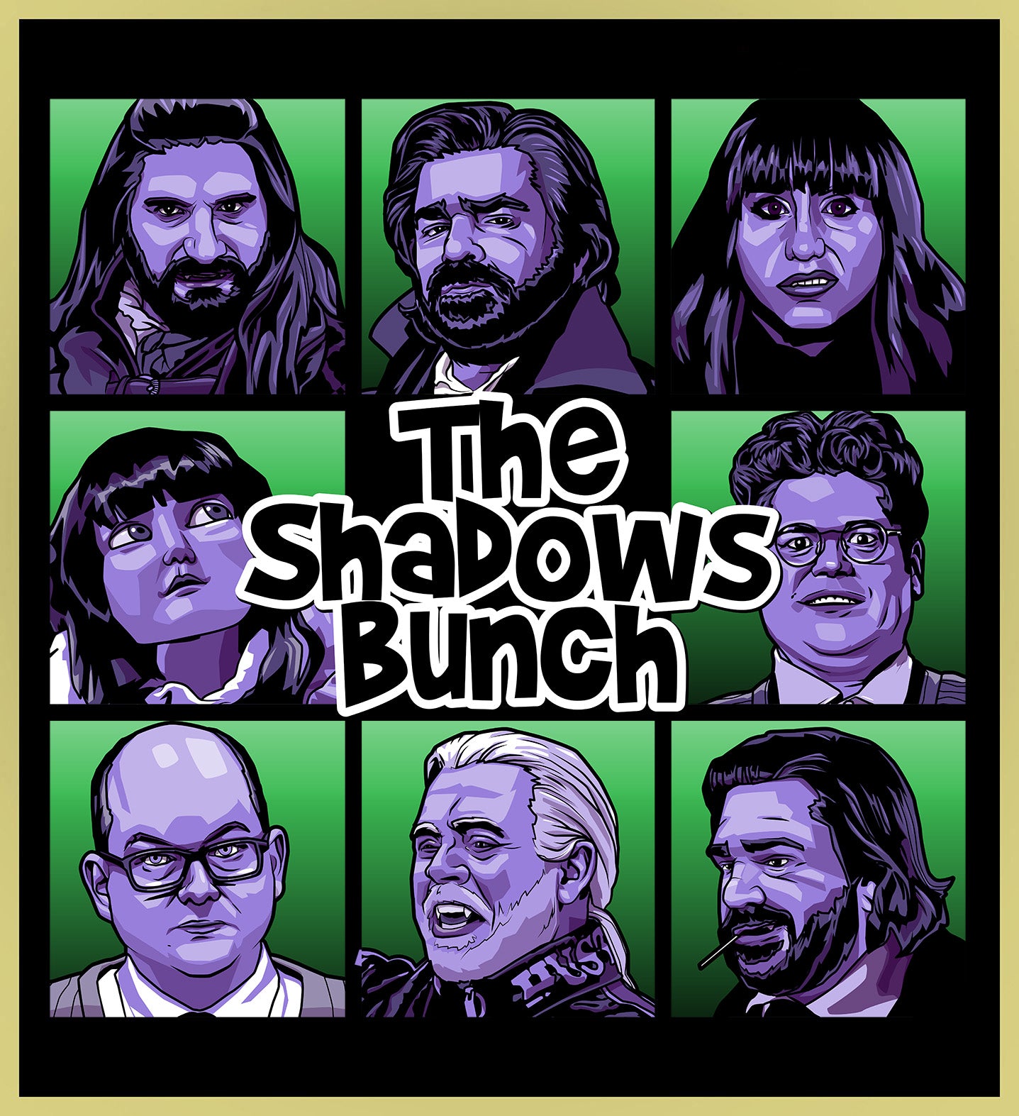 WHAT WE DO IN THE SHADOWS - SHADOWS BUNCH - NEW POP TURBO TEE!