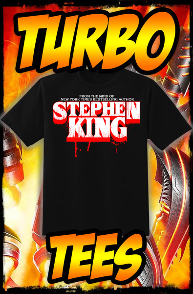 STEPHEN KING - TRIBUTE - NEW POP TURBO TEE!