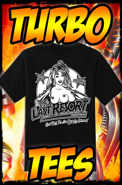 TOTAL RECALL - THE LAST RESORT - NEW POP TURBO TEE!