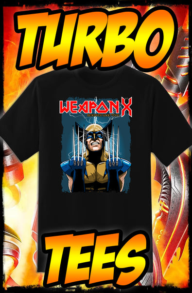 WEAPON X - POWER SLAVE - HEAVY METAL TURBO TEE!