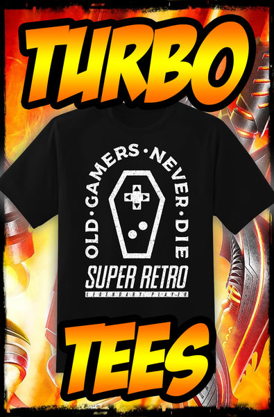 RETRO GAMERS - NEW POP TURBO TEE!