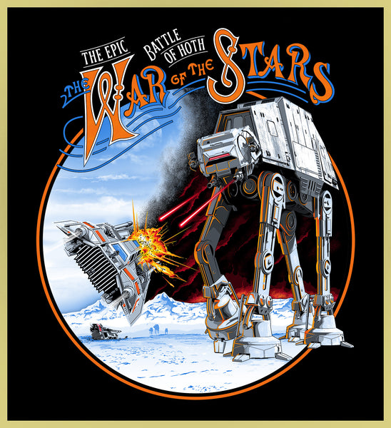 WAR OF THE STARS - BATTLE OF HOTH - TRIBUTE TURBO TEE!