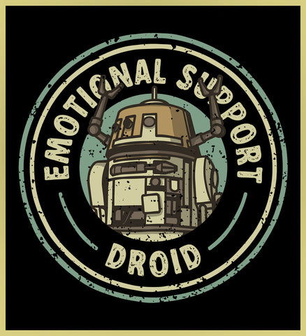 CHOPPER - EMOTIONAL SUPPORT DROID - NEW POP TURBO TEE!