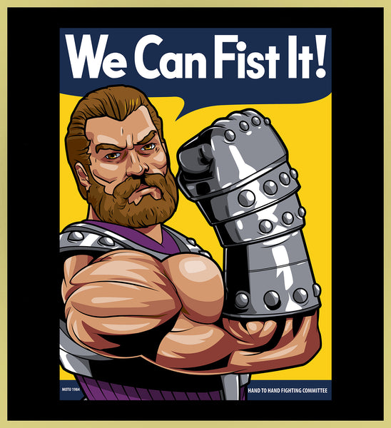 MASTERS OF THE UNIVERSE - FISTO - NEW POP TURBO TEE!