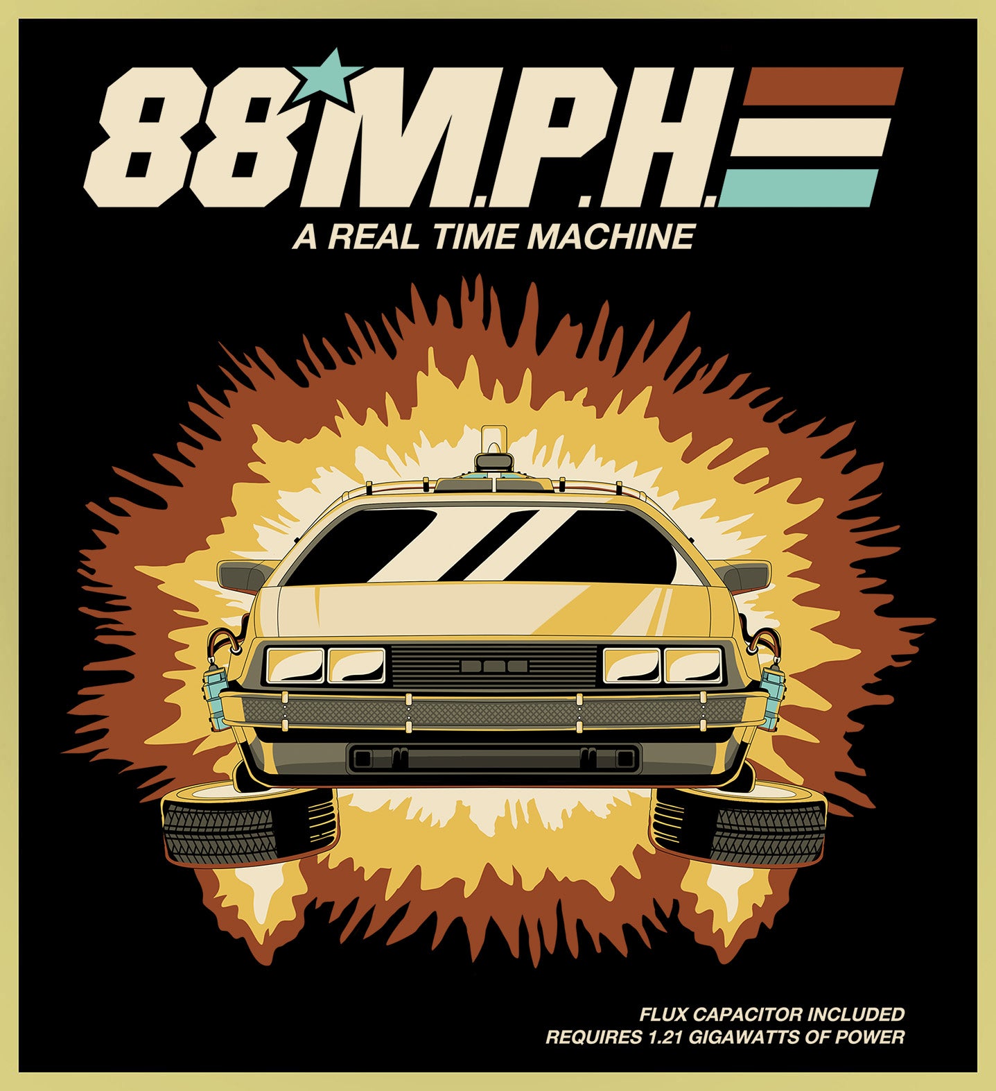 BACK TO THE FUTURE - G.I. JOE - NEW POP TURBO TEE!