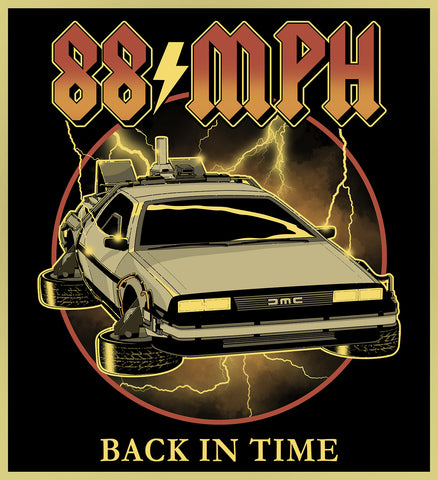 BACK TO THE FUTURE - 88 MPH - HEAVY METAL TURBO TEE!
