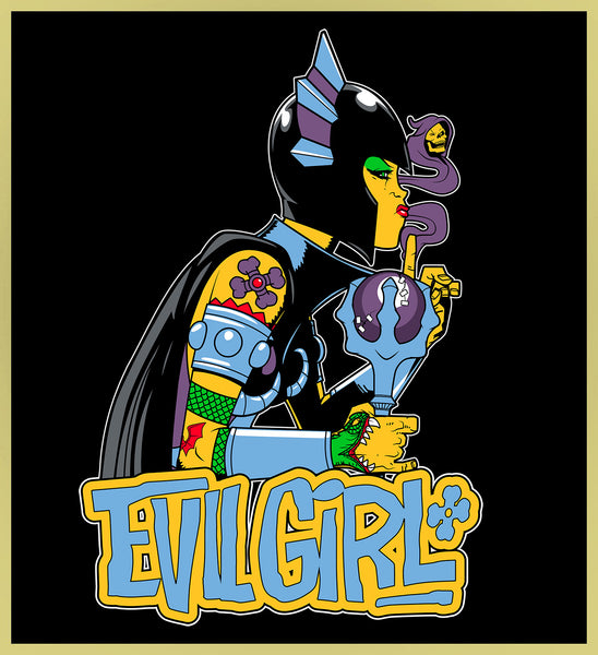 EVIL GIRL - EVIL-LYN TANK GIRL - NEW POP TURBO TEE!