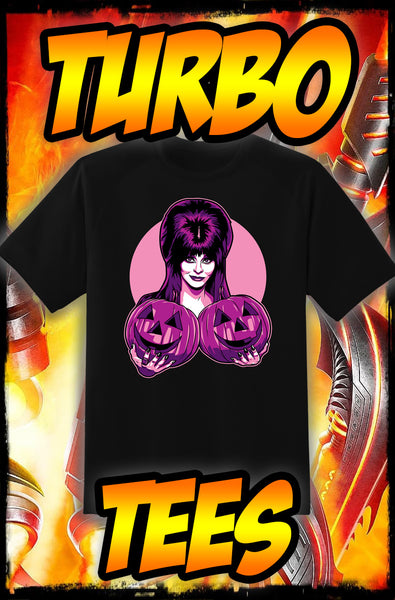 ELVIRA - PUMPKINS - NEW POP TURBO TEE!
