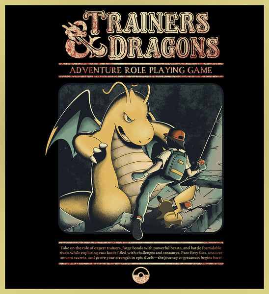 TRAINERS & DRAGONS - NEW POP TURBO TEE!