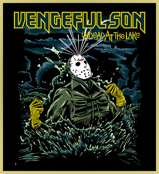 FRIDAY THE 13TH - VENGEFUL SON / IRON MAIDEN - HEAVY METAL TURBO TEE!