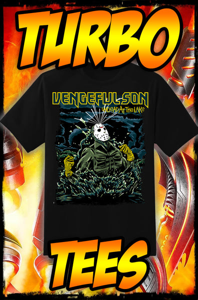 FRIDAY THE 13TH - VENGEFUL SON / IRON MAIDEN - HEAVY METAL TURBO TEE!