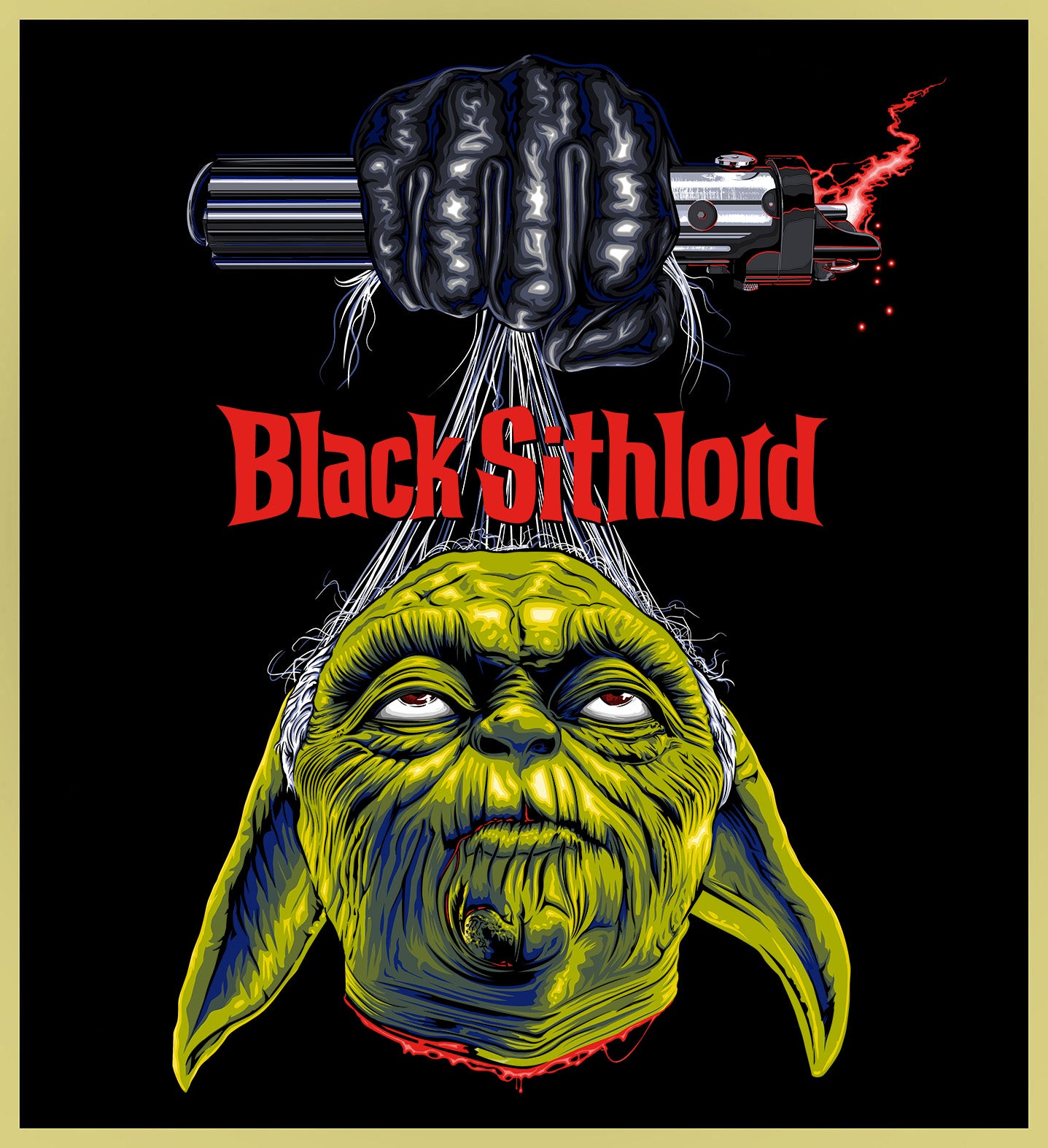 BLACK SITHLORD - BLACK SABBATH - HORROR MOVIE TURBO TEE!