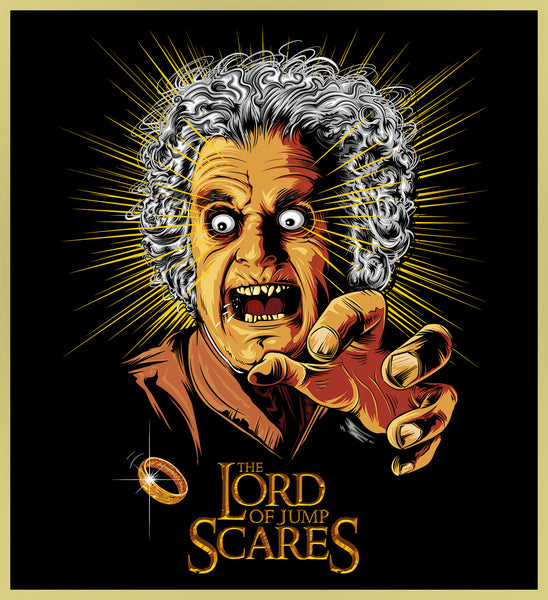 LORD OF JUMP SCARES - LOTR - NEW POP TURBO TEE!