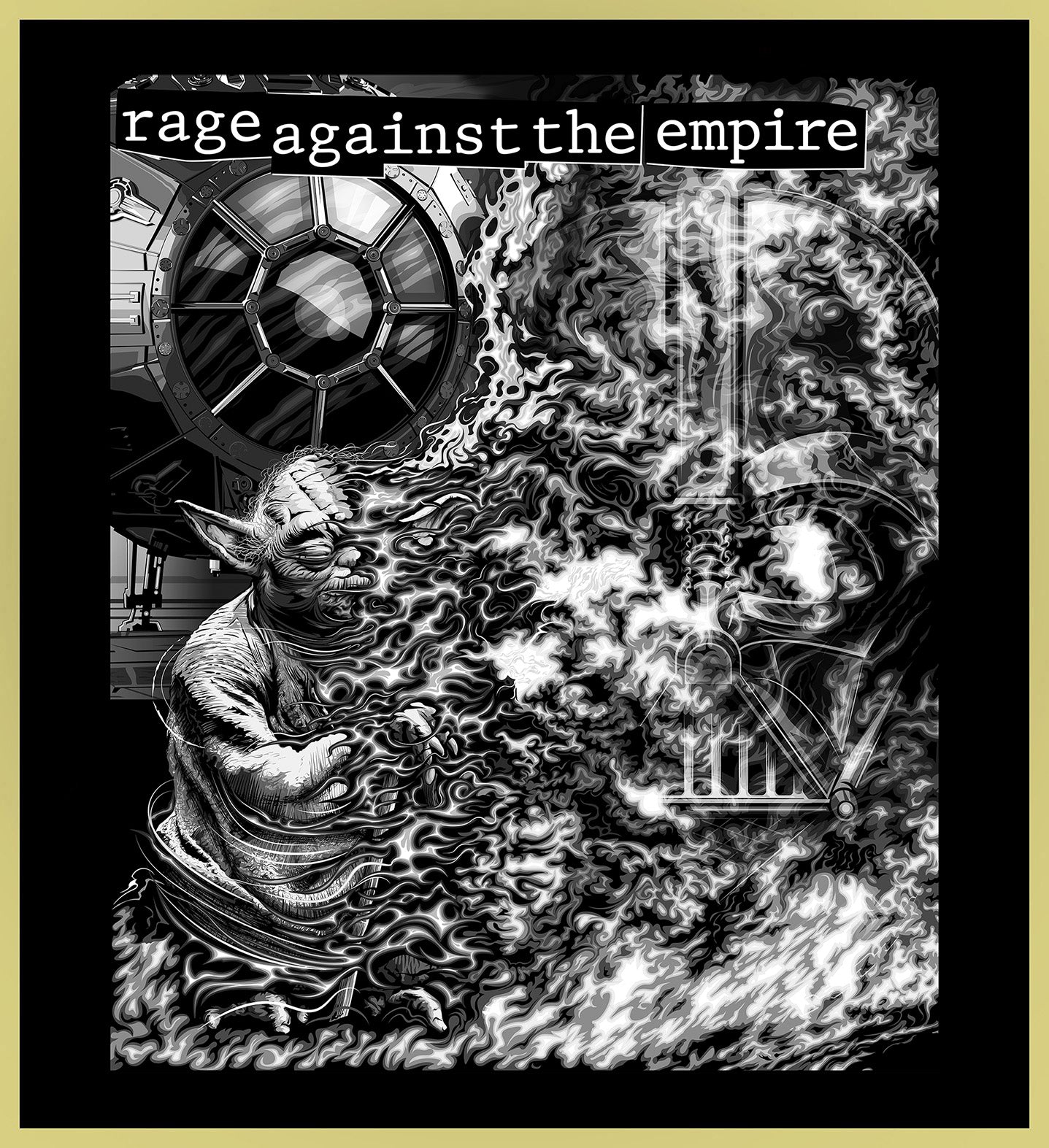RAGE AGAINST THE EMPIRE - HEAVY METAL TURBO TEE!