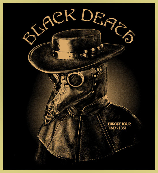 BLACK DEATH - EURO TOUR - NEW POP TURBO TEE!