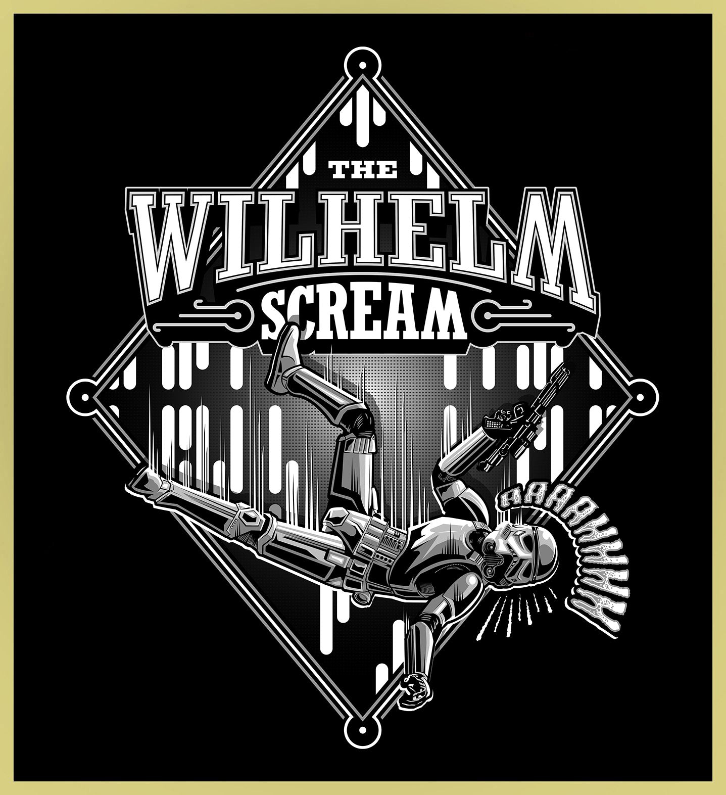 STAR WARS - WILHELM SCREAM - NEW POP TURBO TEE!