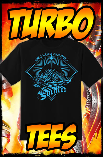 SUPERMAN - FORTRESS OF SOLITUDE - NEW POP TURBO TEE!