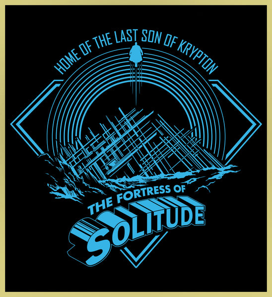 SUPERMAN - FORTRESS OF SOLITUDE - NEW POP TURBO TEE!