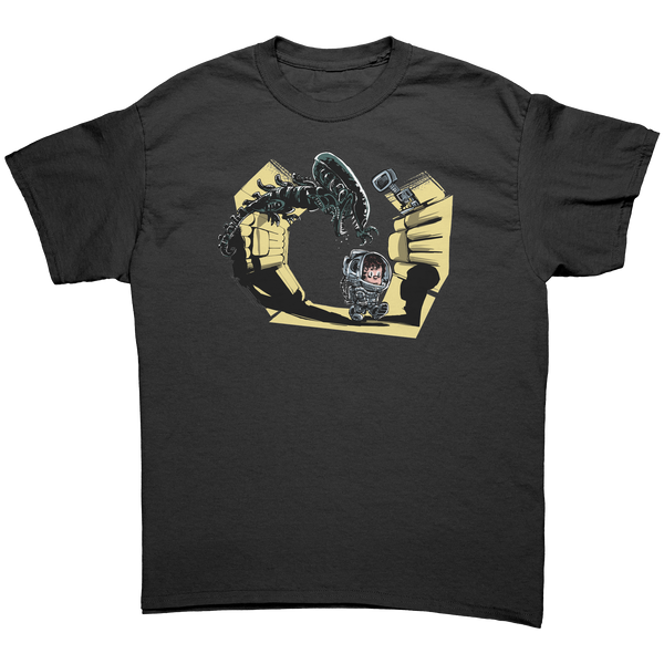ALIEN - CALVIN & HOBBES TRIBUTE - NEW POP TURBO TEE!