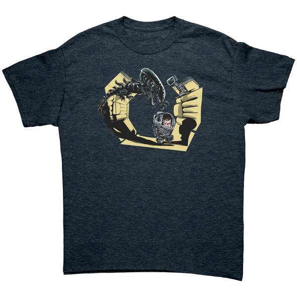ALIEN - CALVIN & HOBBES TRIBUTE - NEW POP TURBO TEE!