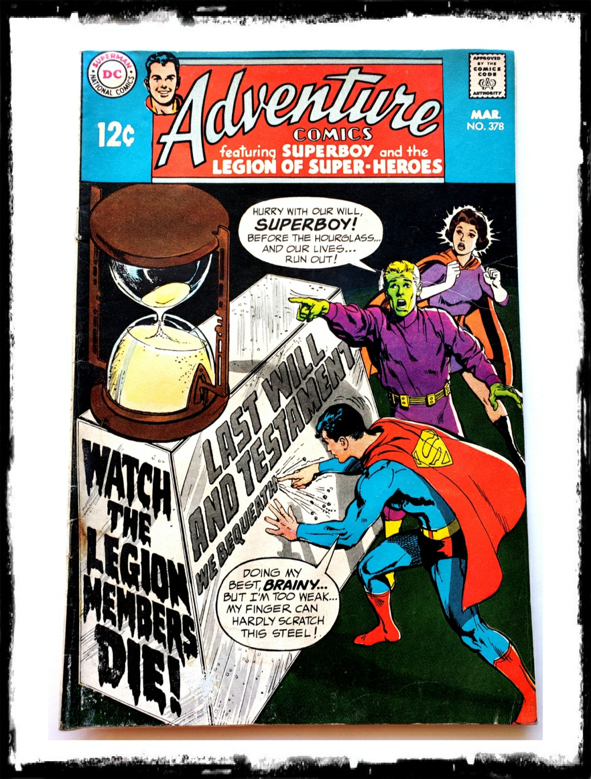 ADVENTURE COMICS - #378 (1969 - VG)