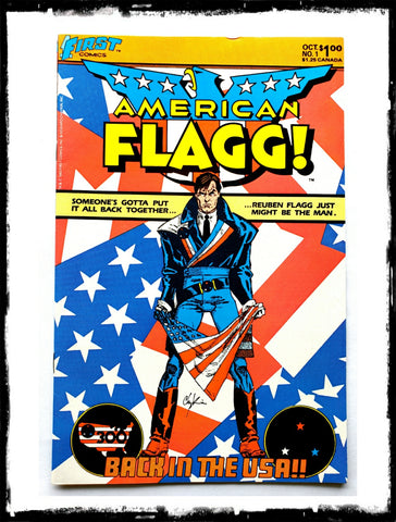 AMERICAN FLAGG! - #1 HOWARD CHAYKIN CLASSIC! (1983 - VF/NM)