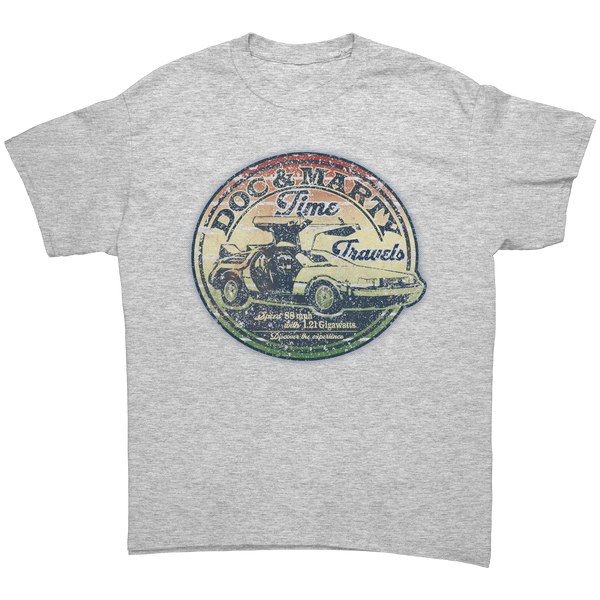 BACK TO THE FUTURE - DOC & MARTY - NEW POP TURBO TEE!
