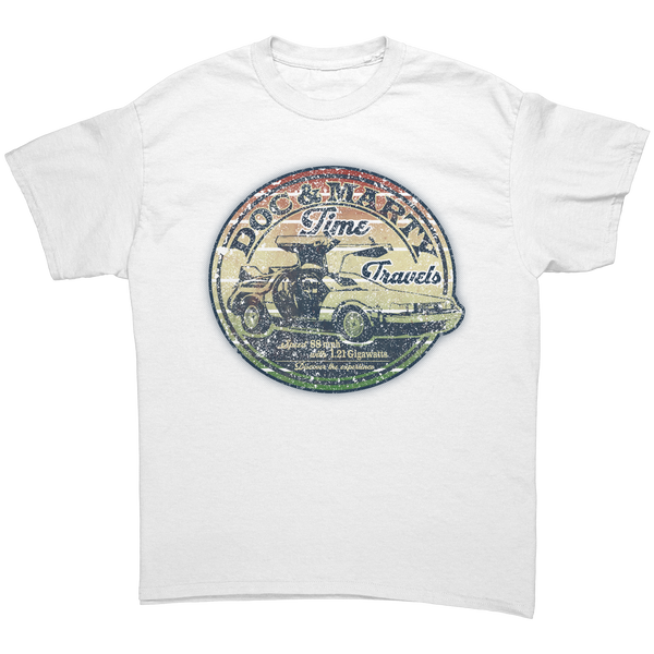 BACK TO THE FUTURE - DOC & MARTY - NEW POP TURBO TEE!