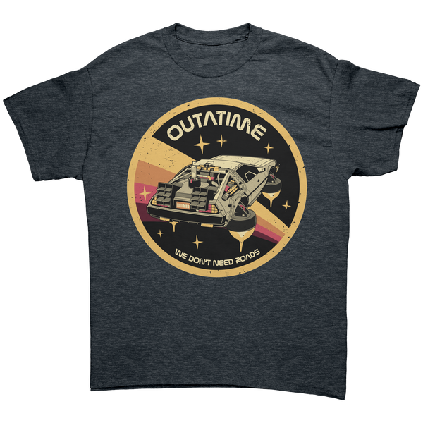 BACK TO THE FUTURE - WE DON'T NEED ROADS - NEW POP TURBO TEE!