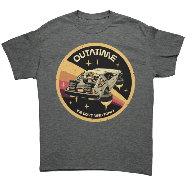 BACK TO THE FUTURE - WE DON'T NEED ROADS - NEW POP TURBO TEE!