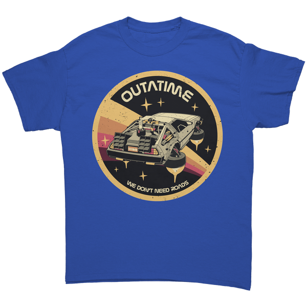 BACK TO THE FUTURE - WE DON'T NEED ROADS - NEW POP TURBO TEE!