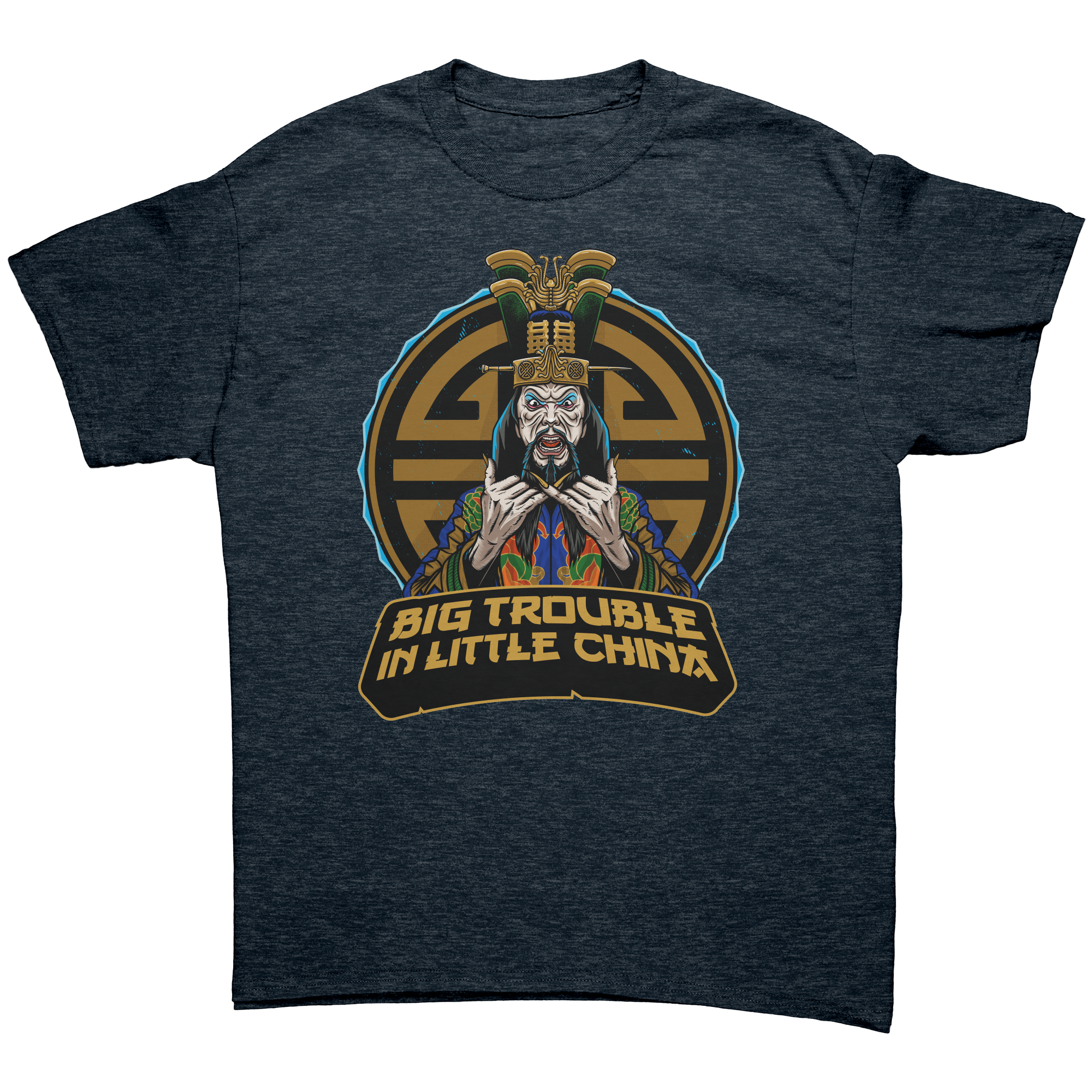 Big Trouble In Little China Six Demon Bag T-Shirt – Classic Black Unisex Tee In 3XL