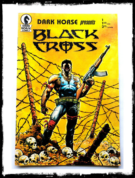 BLACK CROSS - #1 - 1ST APP OF CONCRETE (1986 - VF+/NM)