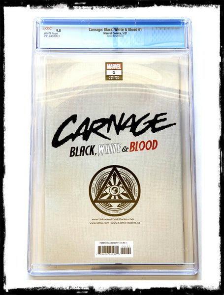 CARNAGE: BLACK, WHITE & BLOOD - #1 MICO SUAYAN LIMITED EXCLUSIVE VARIANT (GRADED CGC 9.8)