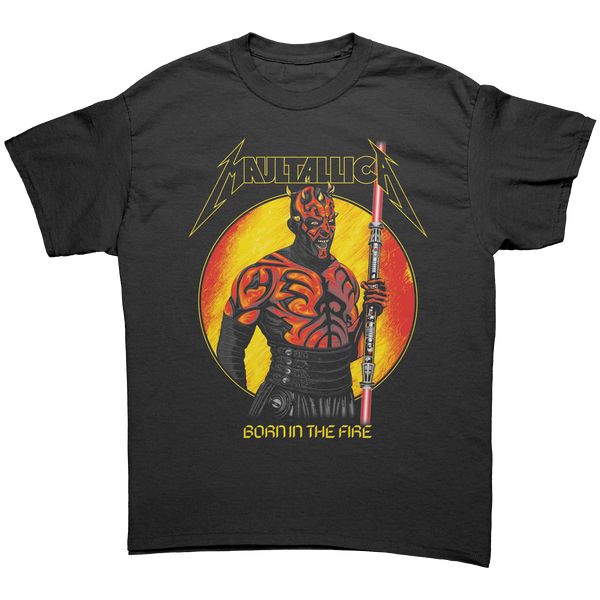 DARTH MAUL - BORN IN THE FIRE - HEAVY METAL TURBO TEE!