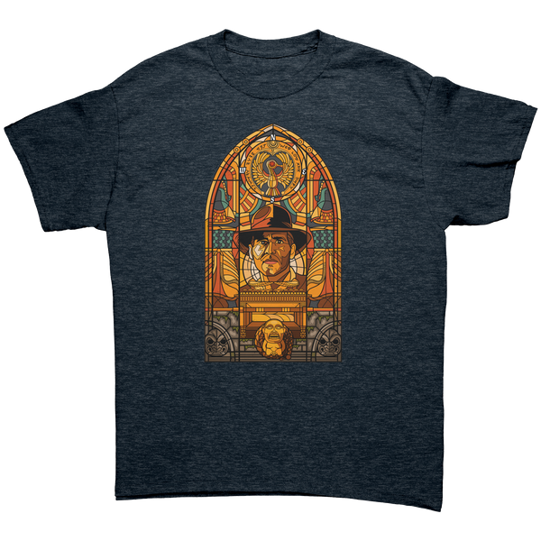 INDIANA JONES - STAINED GLASS / DIAL OF DESTINY - NEW POP TURBO TEE!