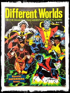 DIFFERENT WORLDS: THE MAGAZINE FOR ADVENTURE ROLE-PLAYERS - #23 X-MEN ISSUE (1982 - VF-/VF)