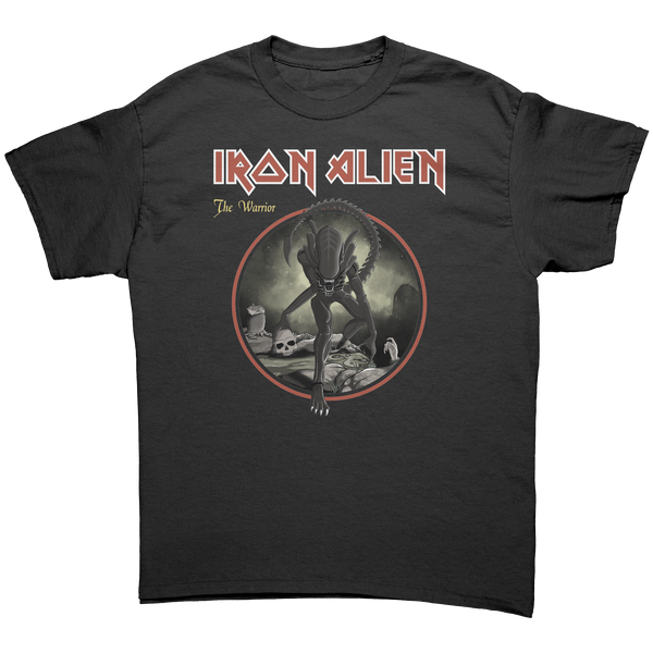 IRON ALIEN - THE WARRIOR - HEAVY METAL TURBO TEE!