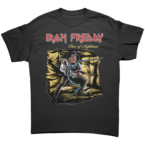 IRON FREDDY - NIGHTMARE ON ELM STREET & IRON MAIDEN - HEAVY METAL TURBO TEE!