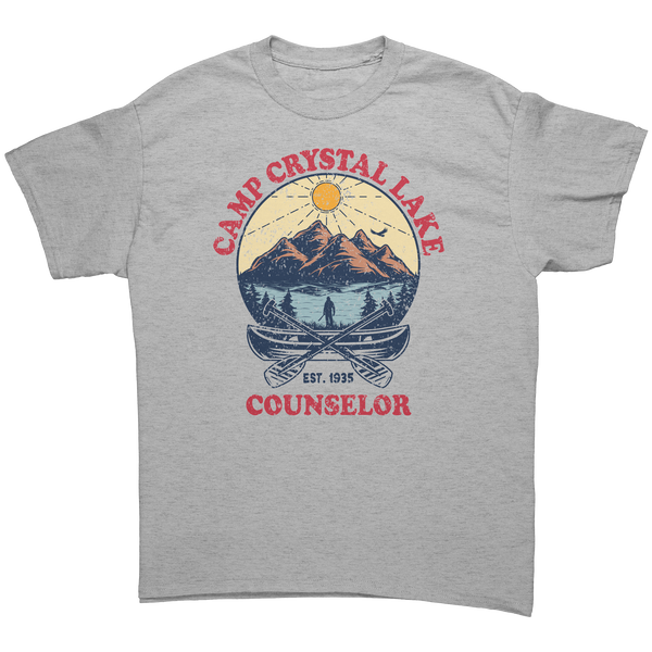 JASON - CAMP CRYSTAL LAKE COUNSELOR - WHITE - NEW POP TURBO TEE!