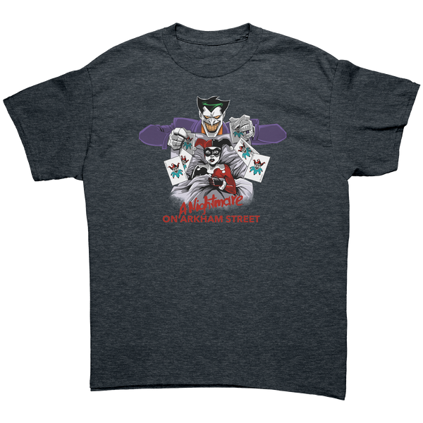 JOKER & HARLEY - NIGHTMARE ON ARKHAM STREET - NEW POP TURBO TEE!