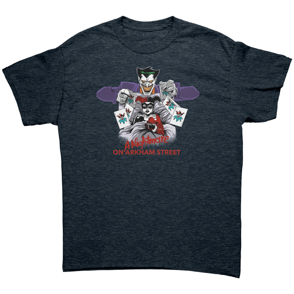 JOKER & HARLEY - NIGHTMARE ON ARKHAM STREET - NEW POP TURBO TEE!