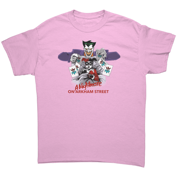 JOKER & HARLEY - NIGHTMARE ON ARKHAM STREET - NEW POP TURBO TEE!