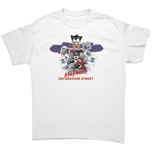 JOKER & HARLEY - NIGHTMARE ON ARKHAM STREET - NEW POP TURBO TEE!