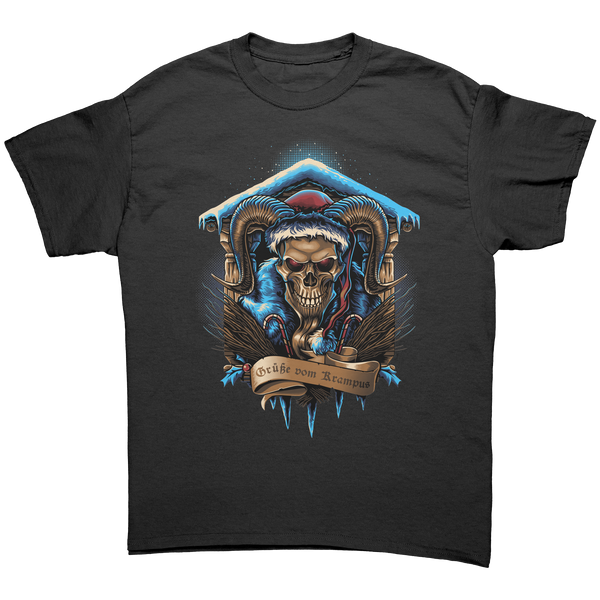 KRAMPUS - GREETINGS FROM KRAMPUS - NEW POP TURBO TEE!