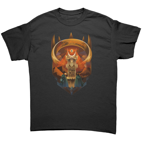 LORD OF THE RINGS - ART DECO EYE OF SAURON - NEW POP TURBO TEE!